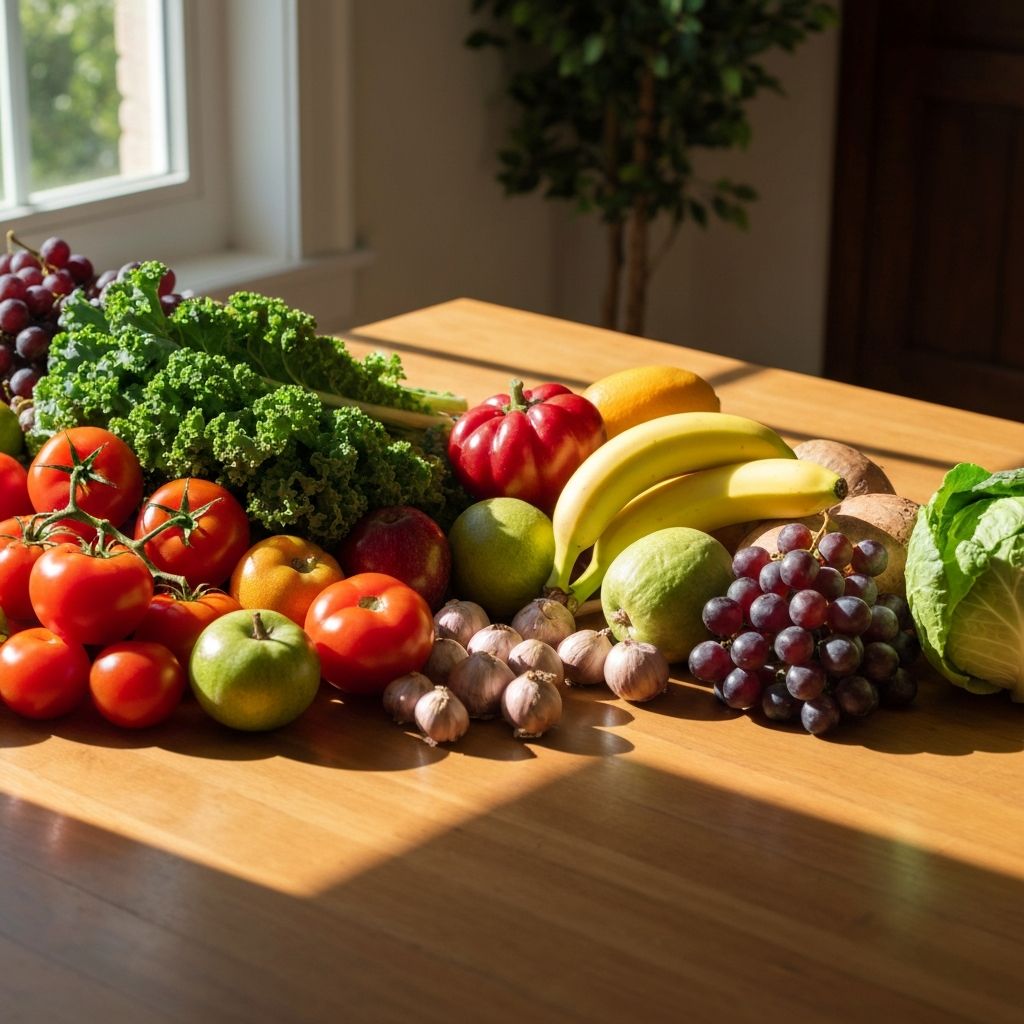 Balanced nutrition and healthy lifestyle